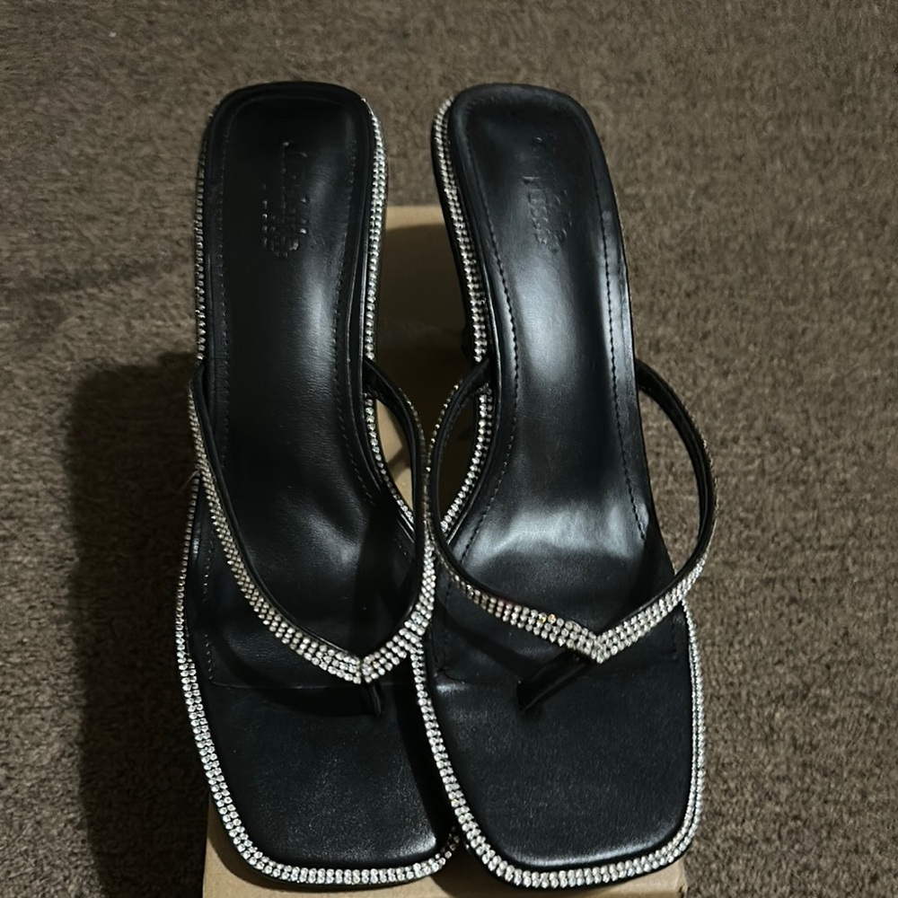 Charlotte Russe Black Heels with Elegant Design